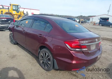 2013 Honda Civic Ex z USA, uszkodzony, nr VIN 2HGFB2F8XDH559040